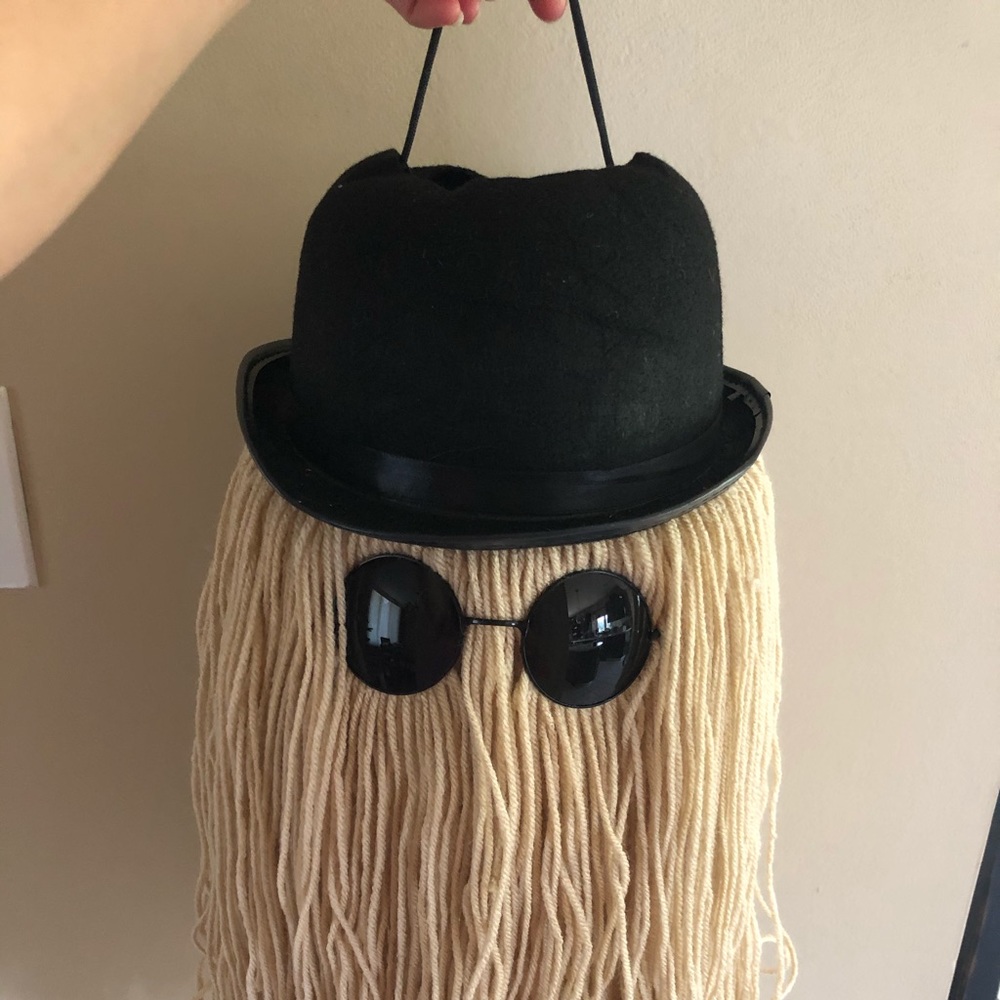 Cousin IT Halloween Pail